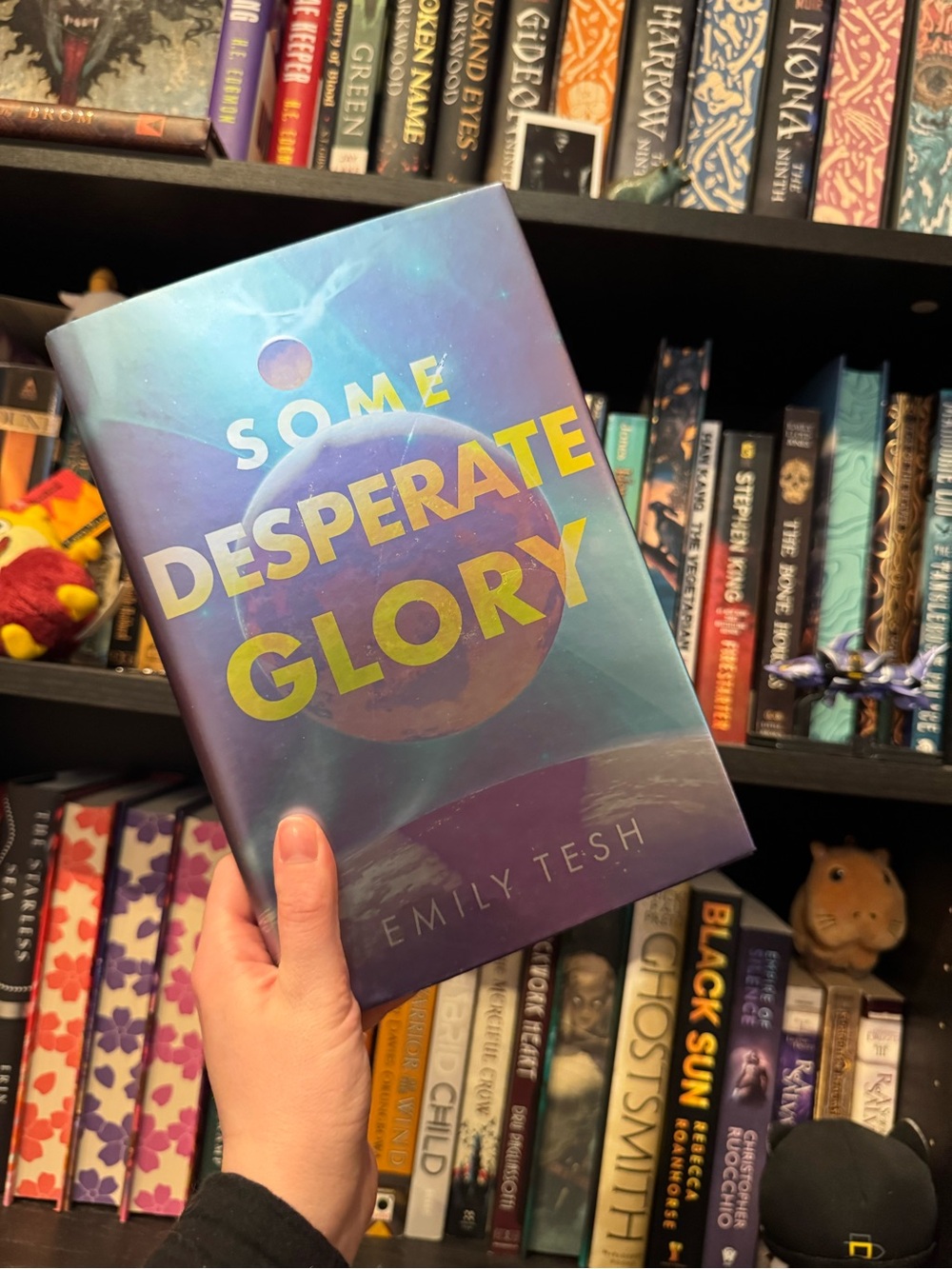 Some Desperate Glory by Emily Tesh - Purple Hardcover